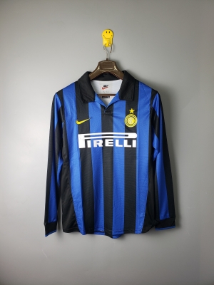 Retro 98/99 Inter Milan Home Long Sleeve Jersey