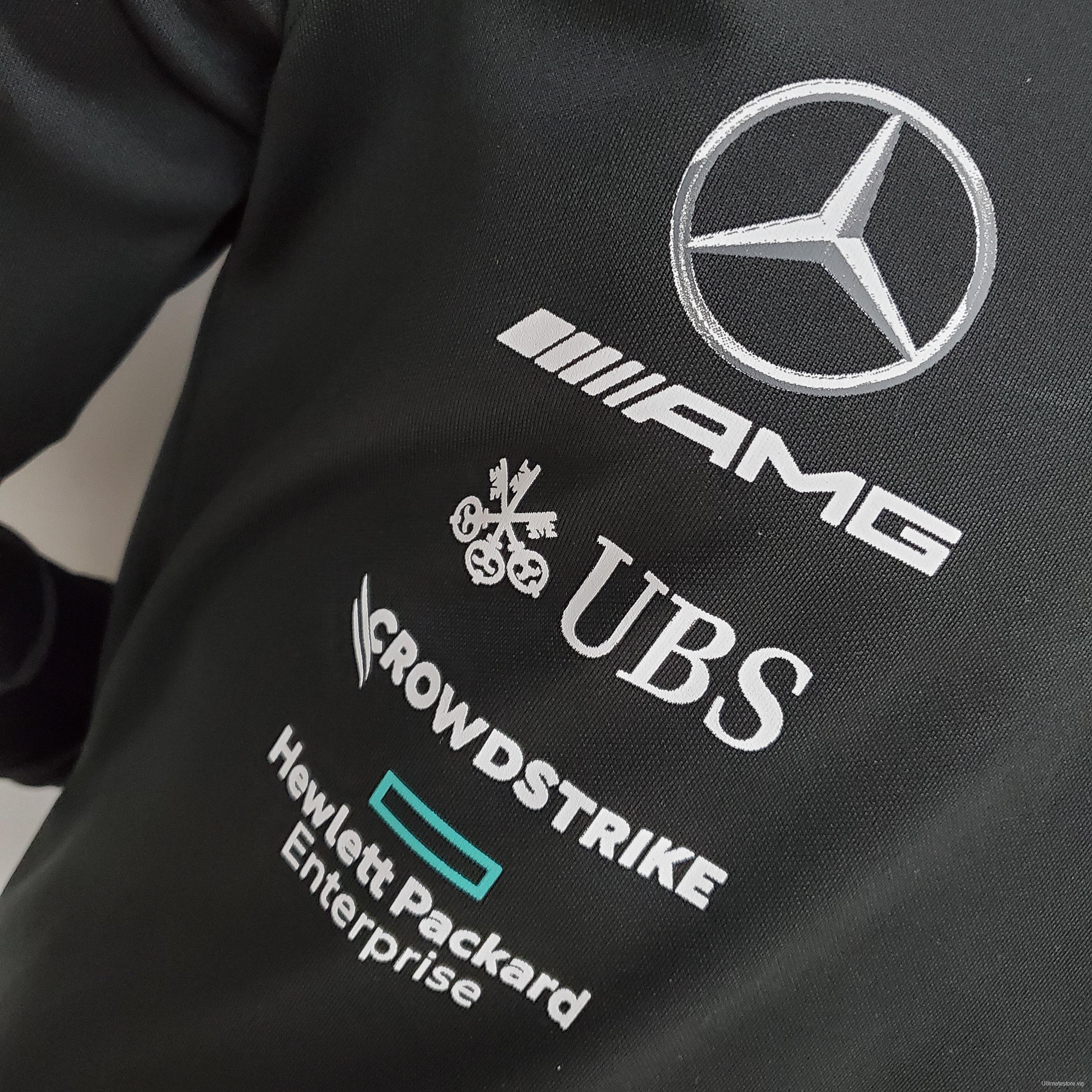 F1 Formula One 2022 Mercedes Long Sleeve black S-5XL