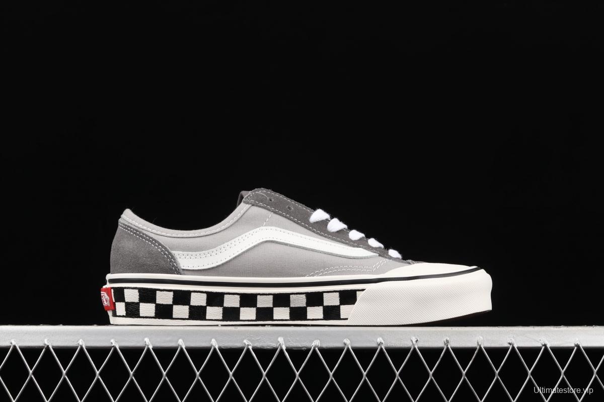 Vans Style 36 Decon SF Vancouver Gray Granny Grey Chess Lattice half-Moon Killer Whale low-side Vulcanized Board shoes VN0A3MVL195