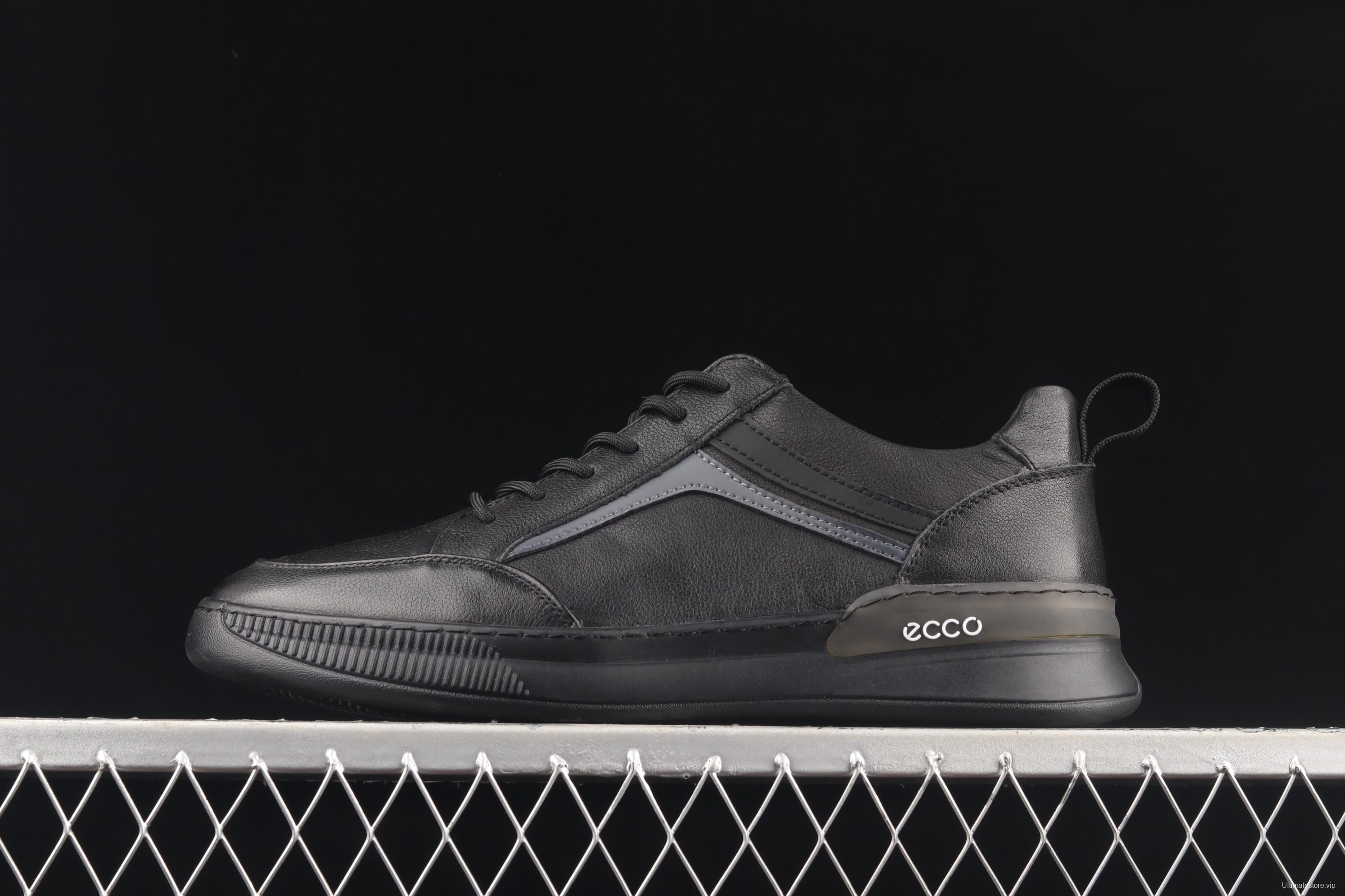 ECCO 2021 new Ruoku No. 8 series trend youth tie leisure sports men's shoes 87357201001