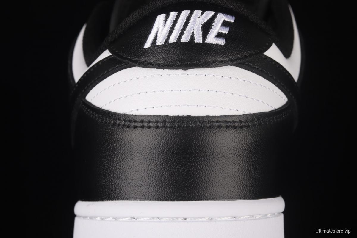 NIKE SB DUNK Low prm black and white panda SB buckle rebound fashion casual board shoes DD1391-100