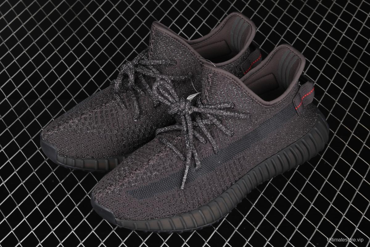 Adidas Yeezy 350 Boost Basf V2 FU9007 Darth Coconut 350 second generation black sky star hollowed-out silk color match BASF Boost original