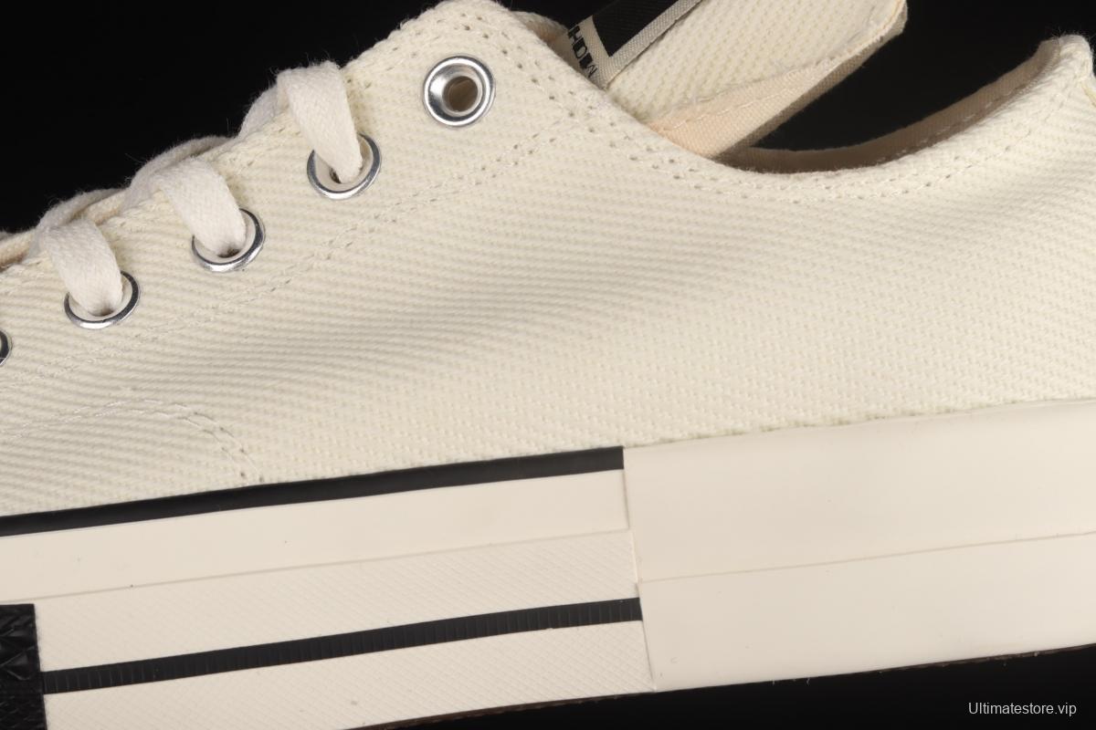 Converse x DRKSHDW international famous designer RickOwens launched a joint series of low-top casual board shoes A00134C