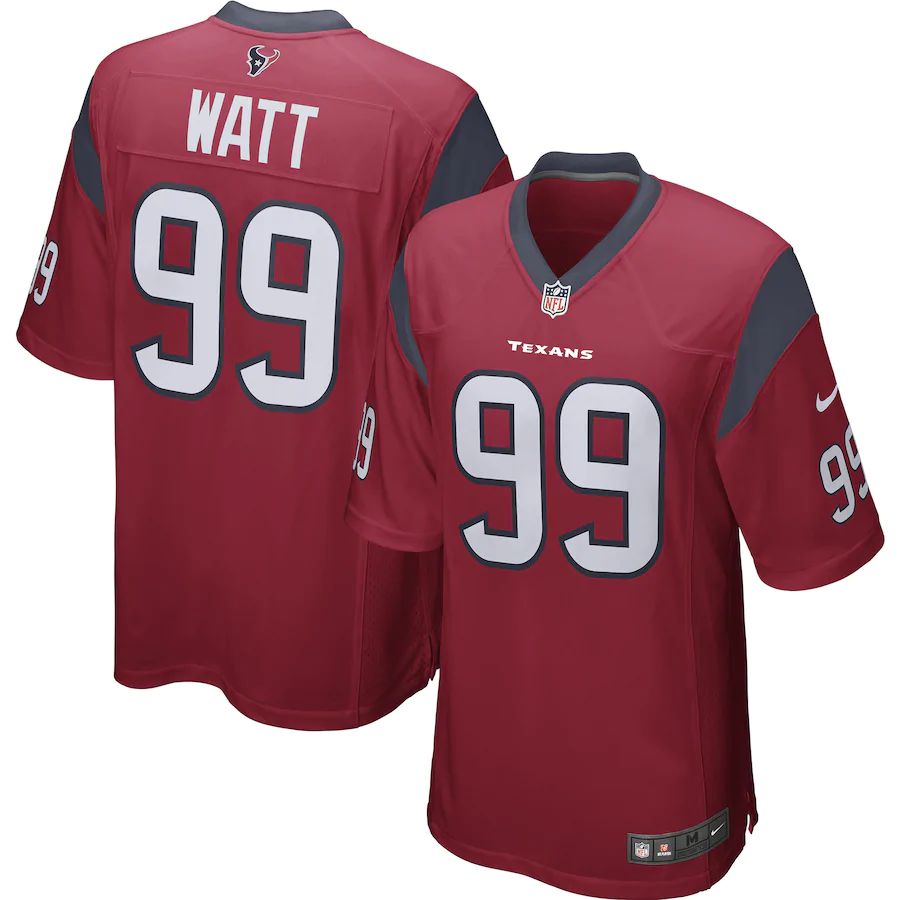 Men's J.J. Watt Player Limited Team Jersey - Red