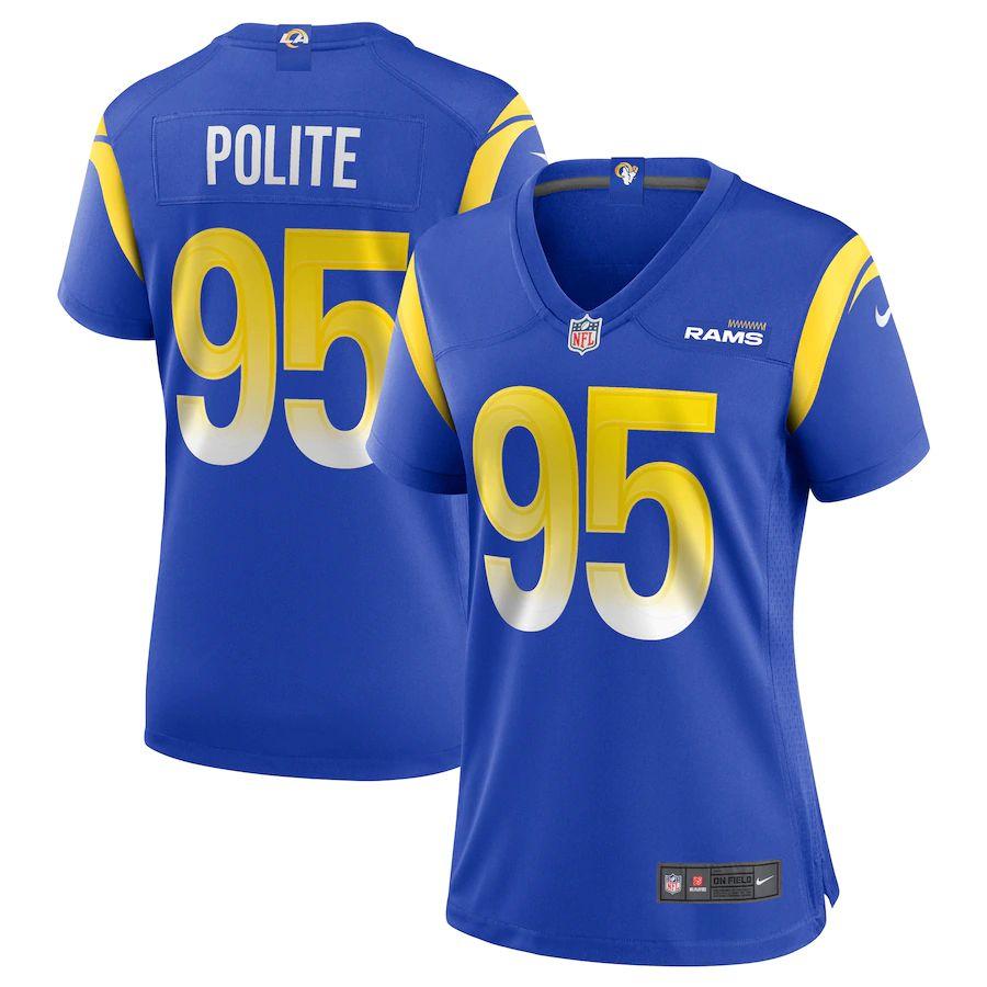 Women's Jachai Polite Royal Player Limited Team Jersey