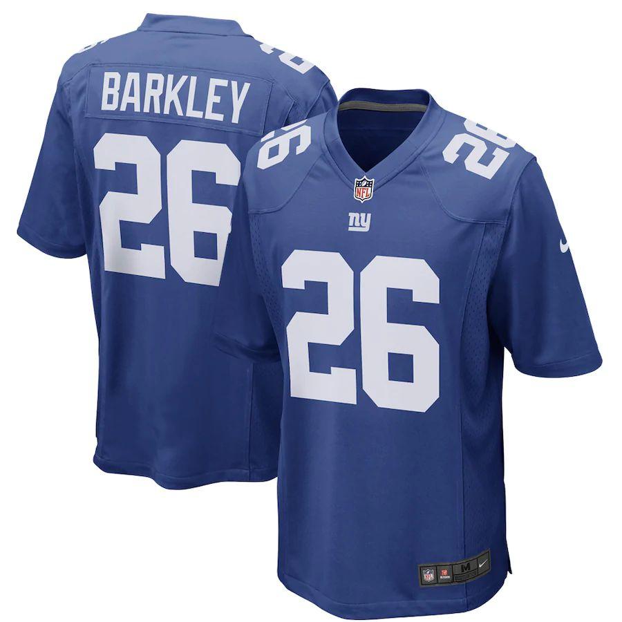 Men's Saquon Barkley Royal Player Limited Team Jersey