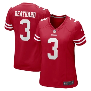 Women's C.J. Beathard Scarlet Player Limited Team Jersey