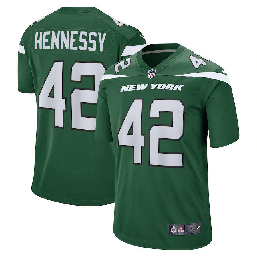 Men's Thomas Hennessy Gotham Green Player Limited Team Jersey