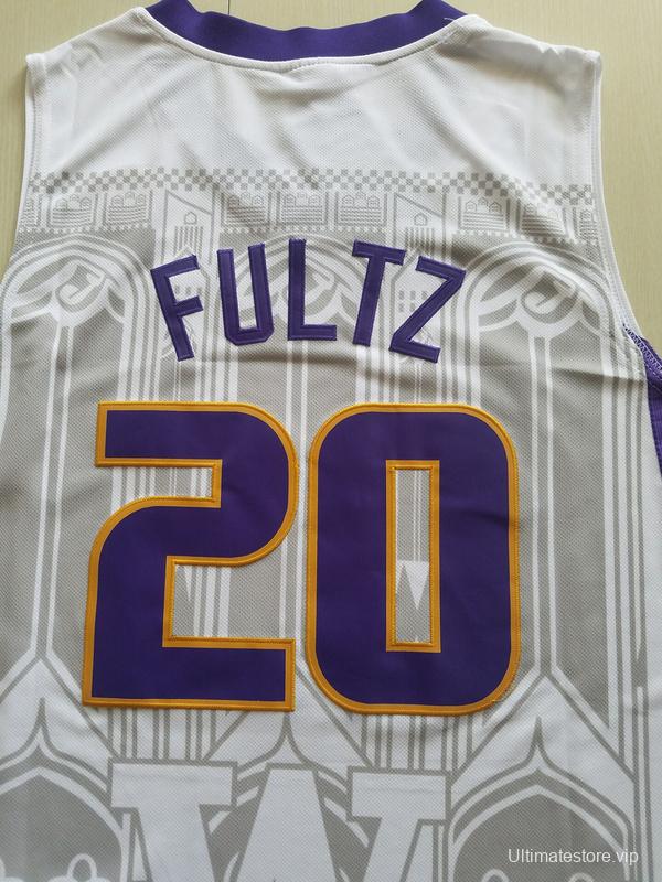 Markelle Fultz 20 Washington College White Basketball Jersey