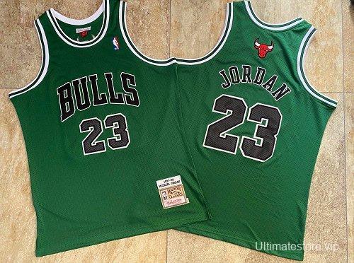 Men's Michael Jordan Green Retro Classic Team Jersey