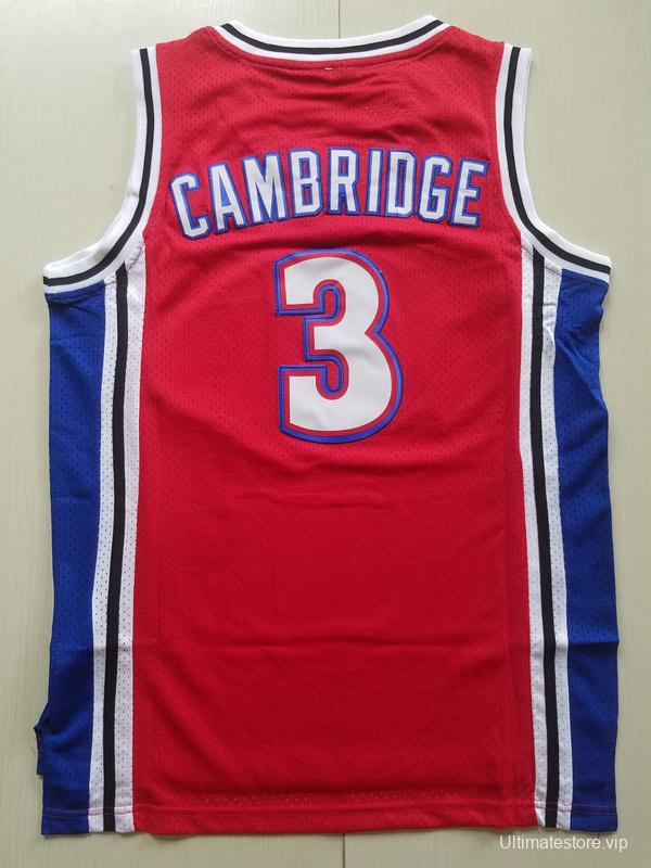 Lil' Bow Wow Calvin Cambridge 3 Los Angeles Knights Red Basketball Jersey Like Mike