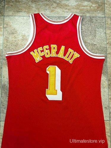 Men's Tracy McGrady Red Retro Classic Team Jersey