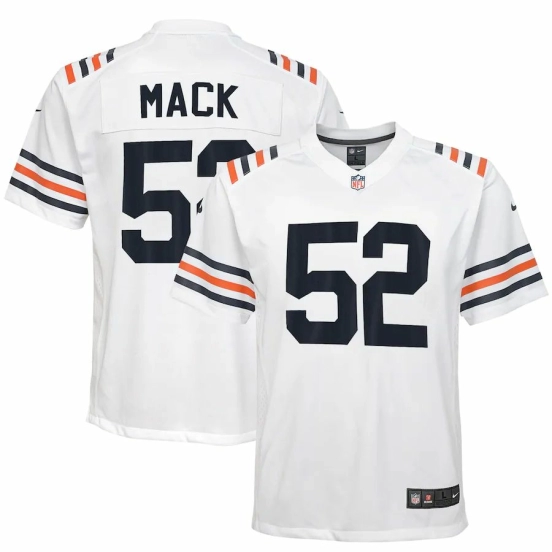 Youth Khalil Mack White 2019 Alternate Classic Player Limited Team Jersey