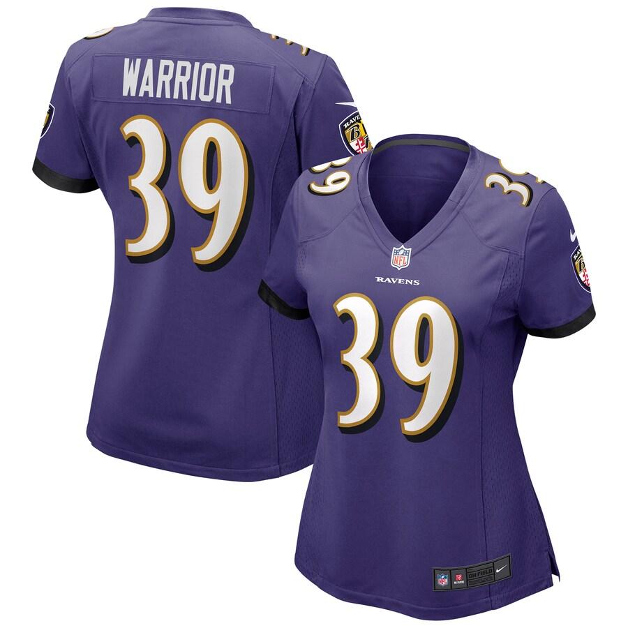 Women's Nigel Warrior Purple Player Limited Team Jersey