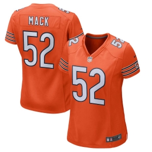 Women's Khalil Mack Orange Player Limited Team Jersey