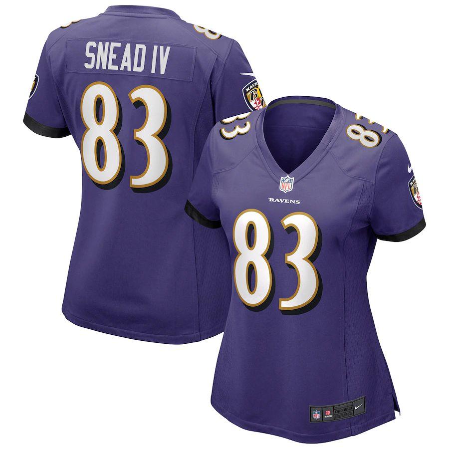 Women's Willie Snead IV Purple Player Limited Team Jersey