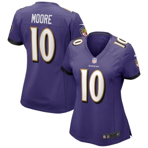 Women's Chris Moore Purple Player Limited Team Jersey