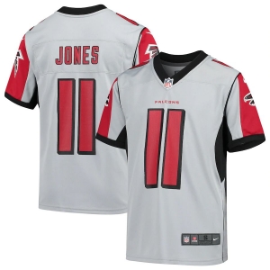 Youth Julio Jones Silver Inverted Player Limited Team Jersey