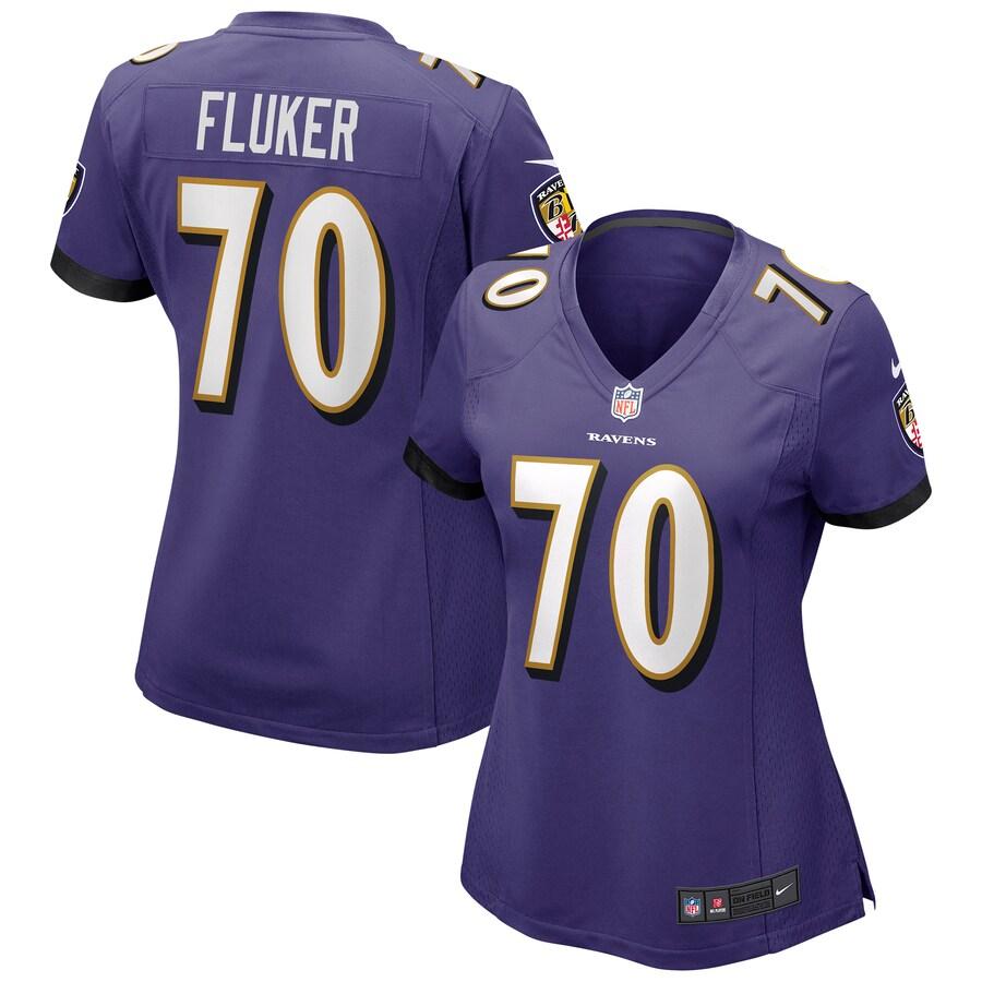 Women's D.J. Fluker Purple Player Limited Team Jersey