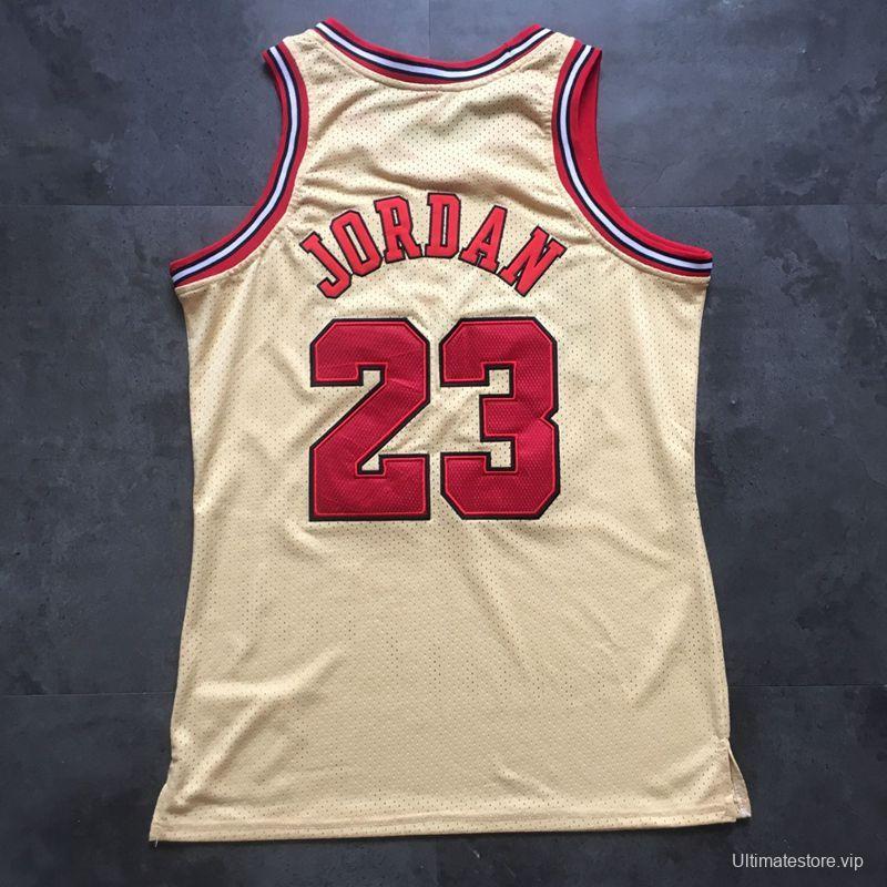 Men's Michael Jordan White Retro Classic Team Jersey