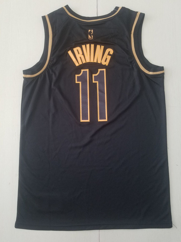 Kyrie Irving 11 Black Golden Edition Jersey