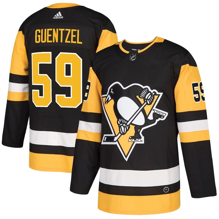 Men's Jake Guentzel Black Player Team Jersey