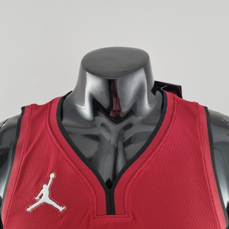 75th Anniversary Miami Heat Jordan OLADIPO#4 Burgundy NBA Jersey