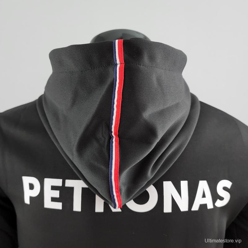 2022 F1 Mercedes AMG Petronas Black Jacket #0001