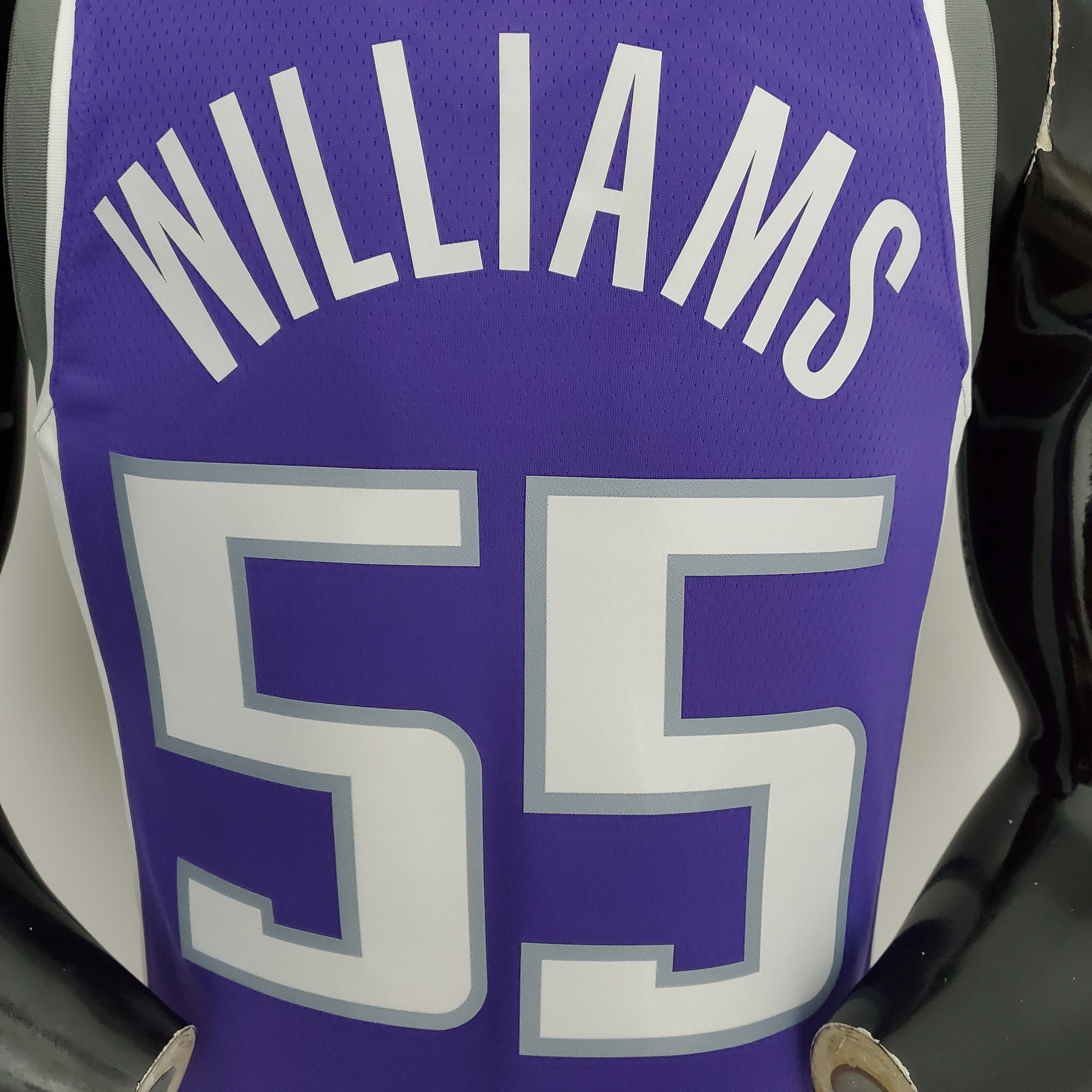 NBA 75th Anniversary Kings Williams#55 Black Purple