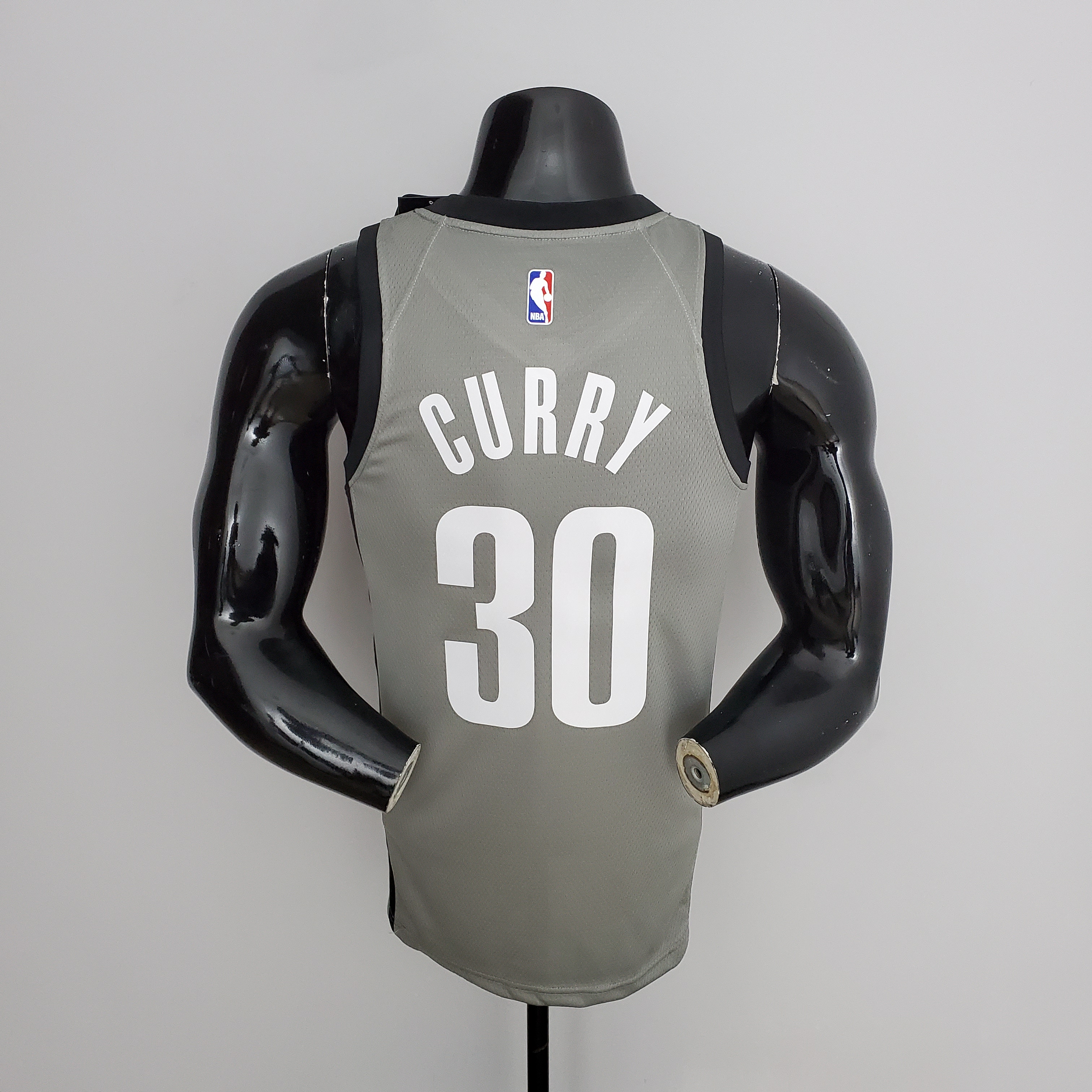 NBA Nets Curry #30 Flyer Grey Jersey
