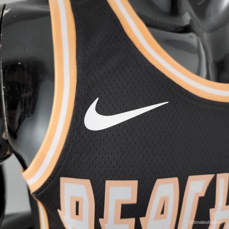 Atlanta Hawks Young #11 Limited Black NBA Jersey