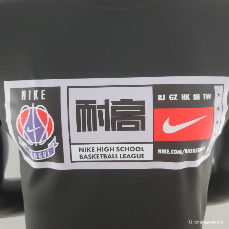 2022 NIKE Black T-Shirts LOGO 耐高 #K000230