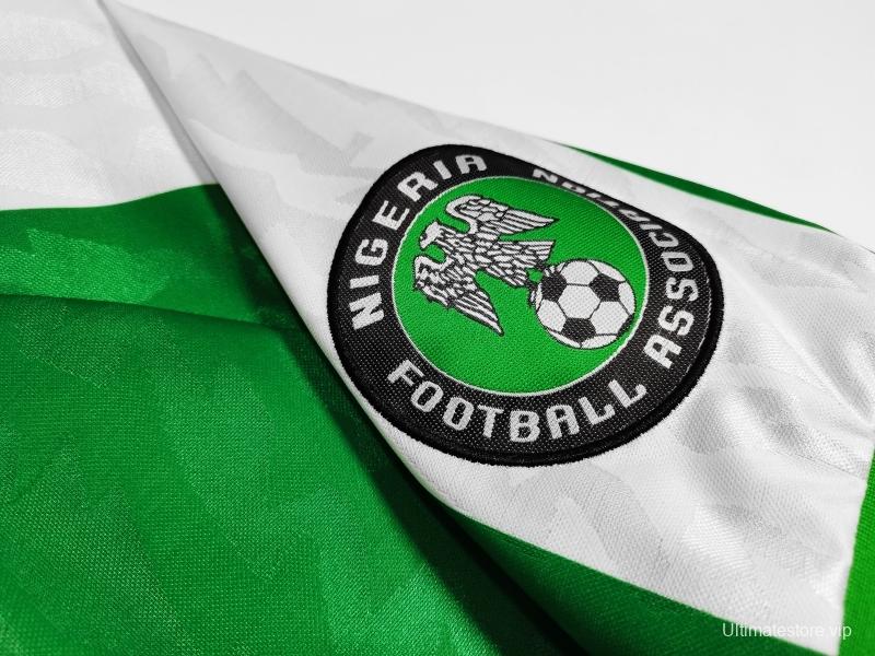 Retro 1996 Nigeria Home Soccer Jersey