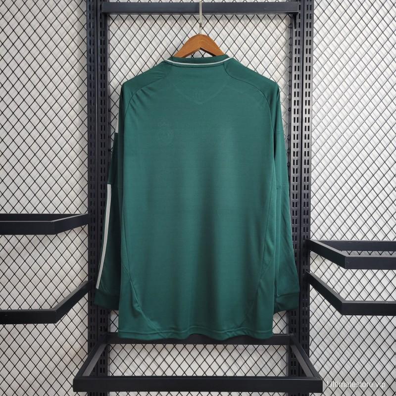 Retro Long Sleeve 2012/13 Real Madrid Third Green Jersey