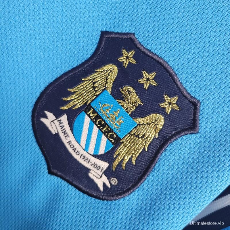 Retro 01/02 Manchester City Home Jersey