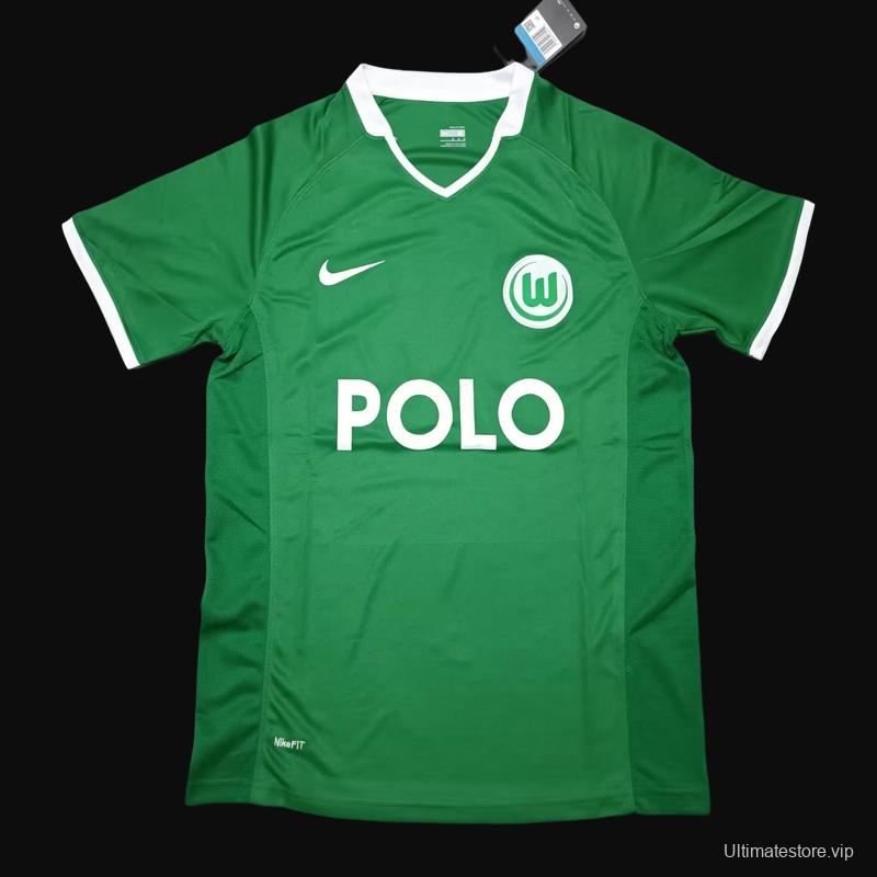 Retro 08/09 Wolfsburg Home Green Jersey