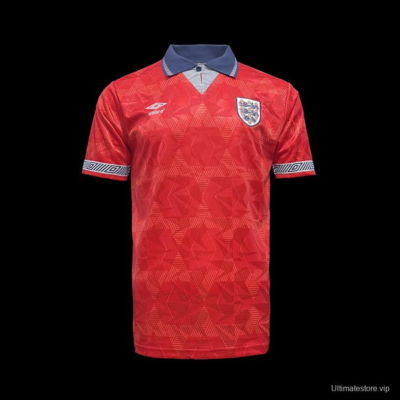 Retro 1990 England Red