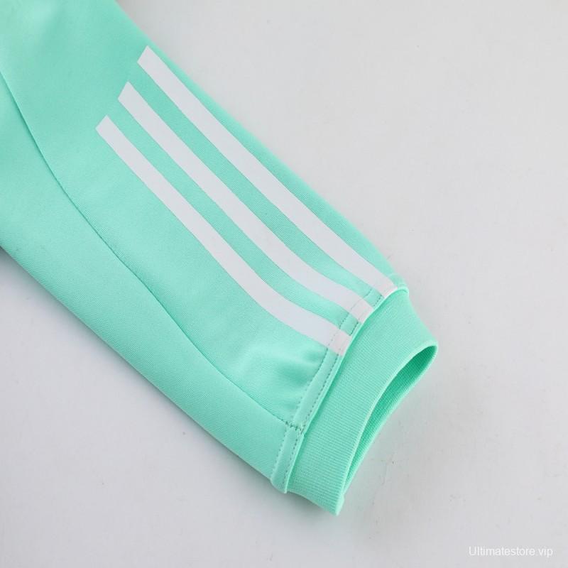 2023 Adidas Green Full Zipper Jacket +Pants