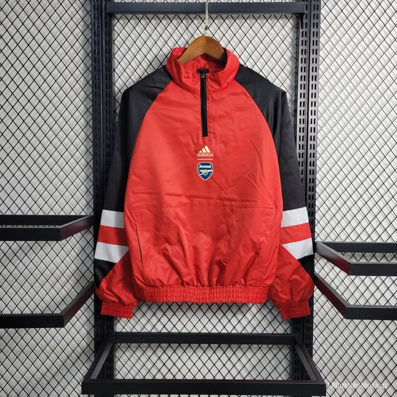 23-24 Arsenal Red Windbreaker