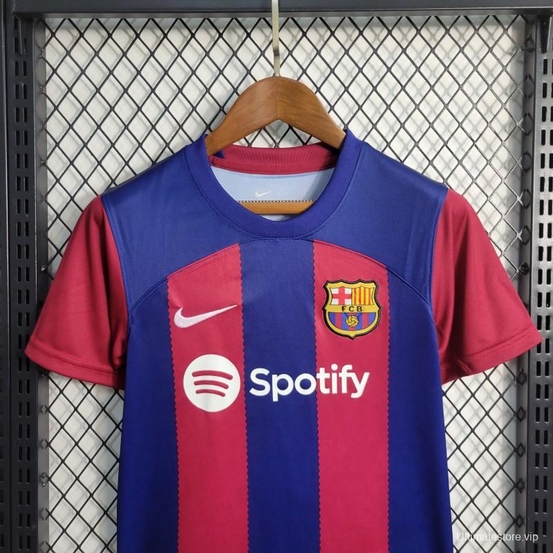 23-24 KIDS Barcelona Home Set