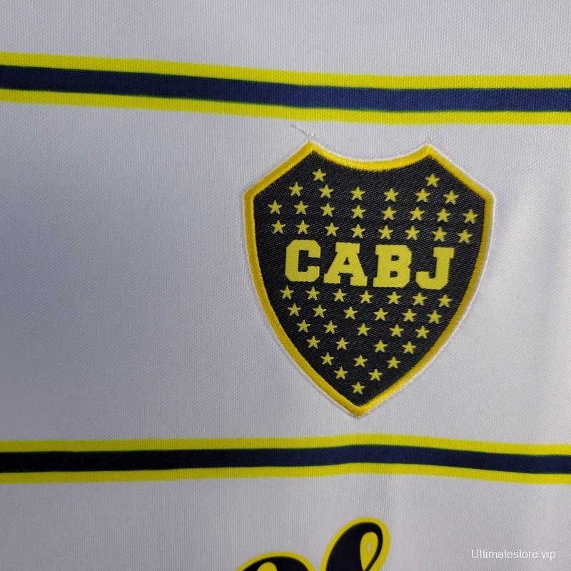 Retro 98/99 Boca Juniors Away White Jersey