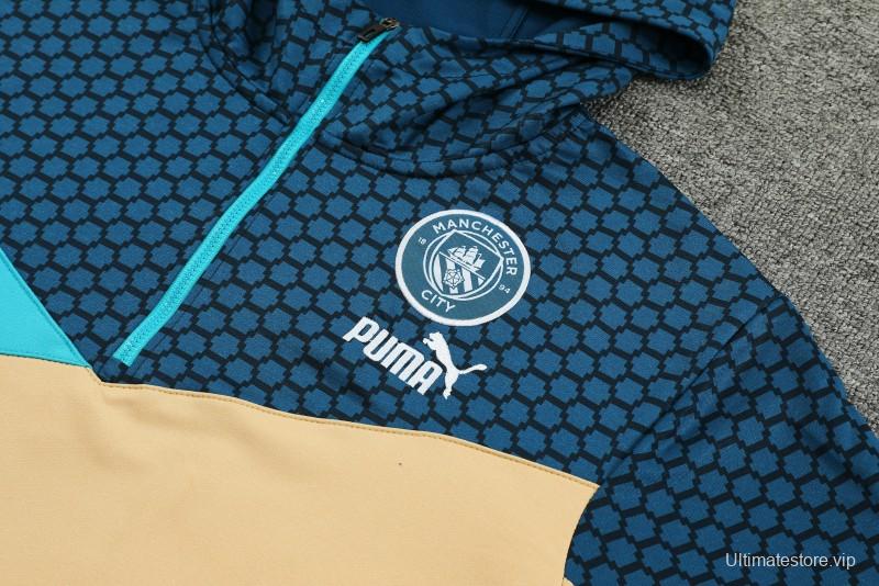 23/24 Puma Mixed Color Half Zipper Jacket+Pants