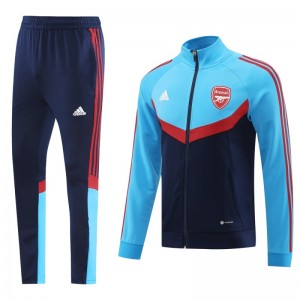 24/25 Arsenal Black/Blue Full Zipper Jacket +Long Pants