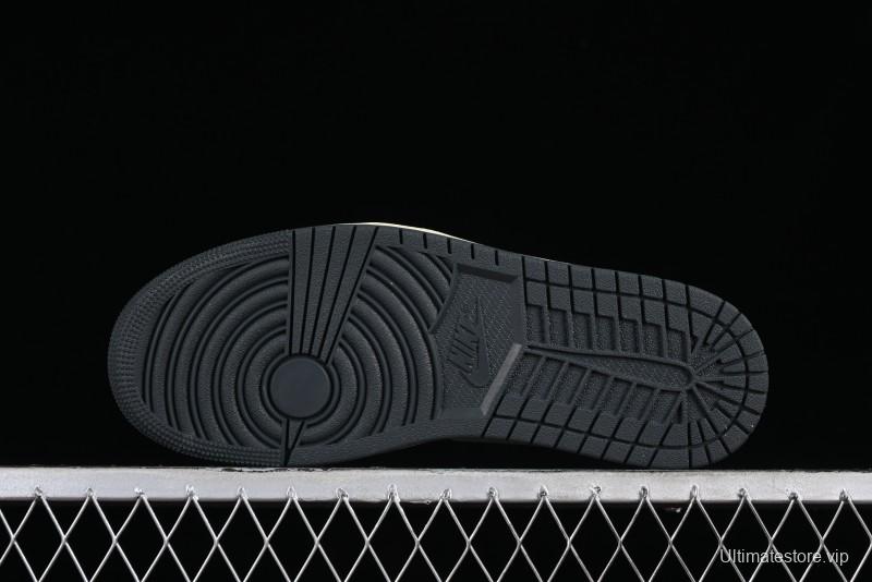 Nike Air Jordan 1 Low AJ1 Black Green Casual Sneakers - DC0774-001
