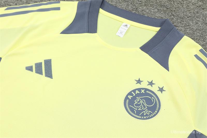 24/25 Juventus Yellow Short Sleeve Jersey+Shorts