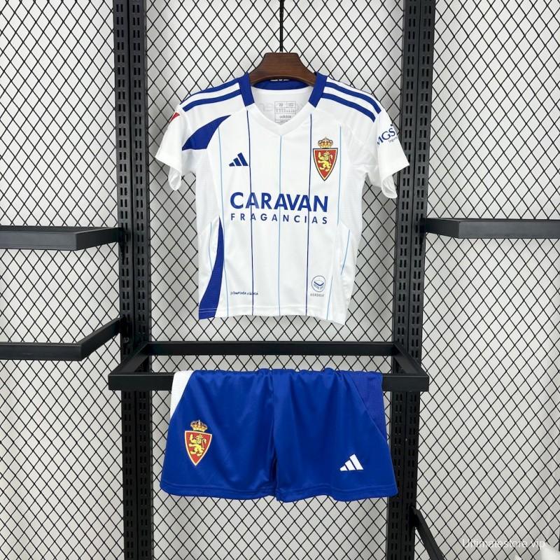 2425 Kids Real Zaragoza Home 16-28 Jersey