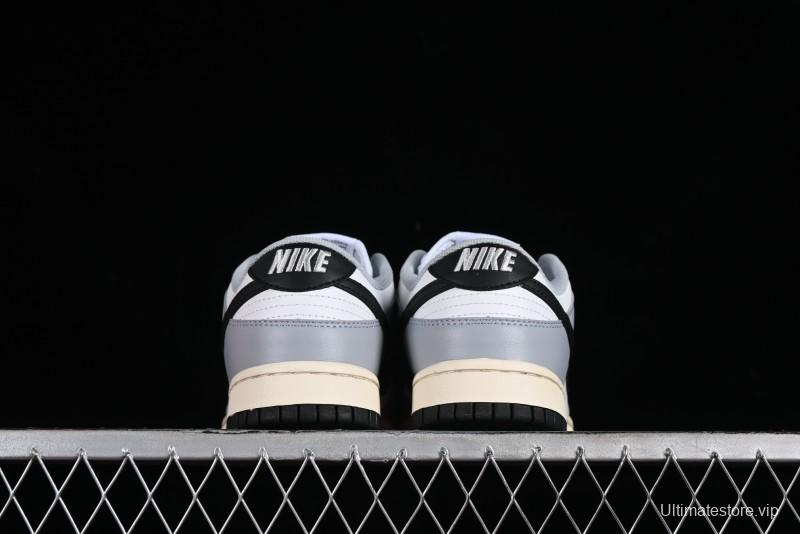 Nike Dunk Low SB Light Smoke Grey White Grey Casual Skate Shoes - DD1503-117