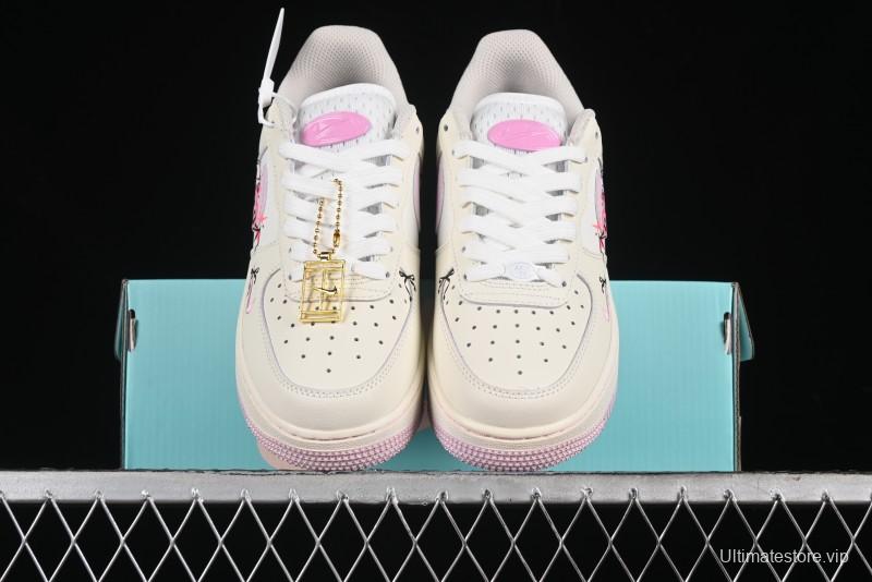 Nike Air Force 1 '07 Low Halloween Edition "Devil's Wings" Casual Sneakers - FB1839-121