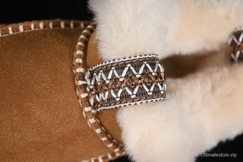 UGG Classic Ultra Mini Alpine Short Boots with Genuine Shearling Lining - 1158224