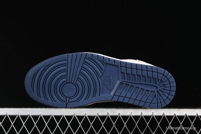 Nike Travis Scott x Fragment Design x Air Jordan 1 Low OG SP AJ1 Low-top Casual Sneakers - XY2688-115
